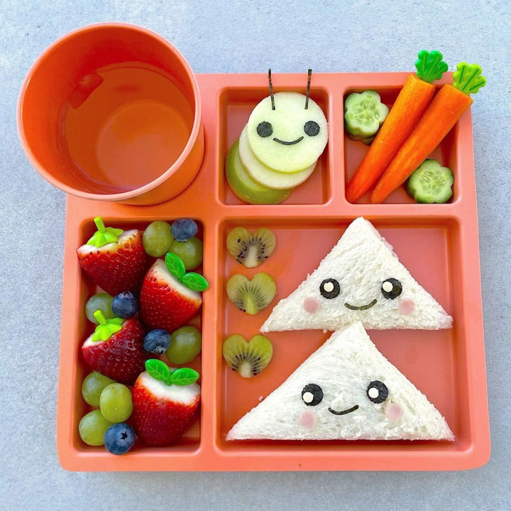 Bobo&Boo | Bento Plate - Tangerine Orange