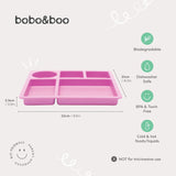 Bobo&Boo | Bento Plate - Flamingo Pink