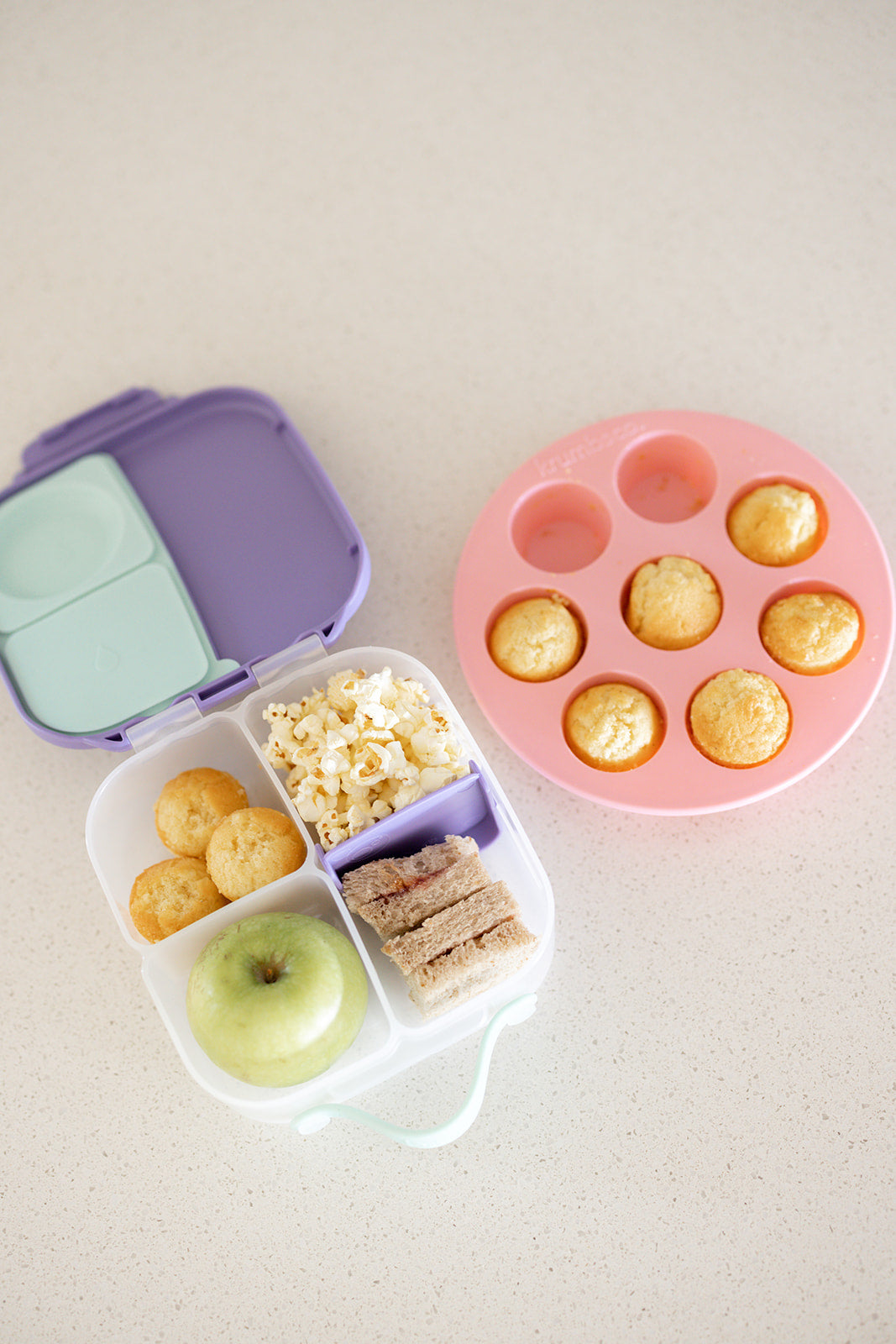 Krumbsco | Lunchbox Bites - Round - Muffin