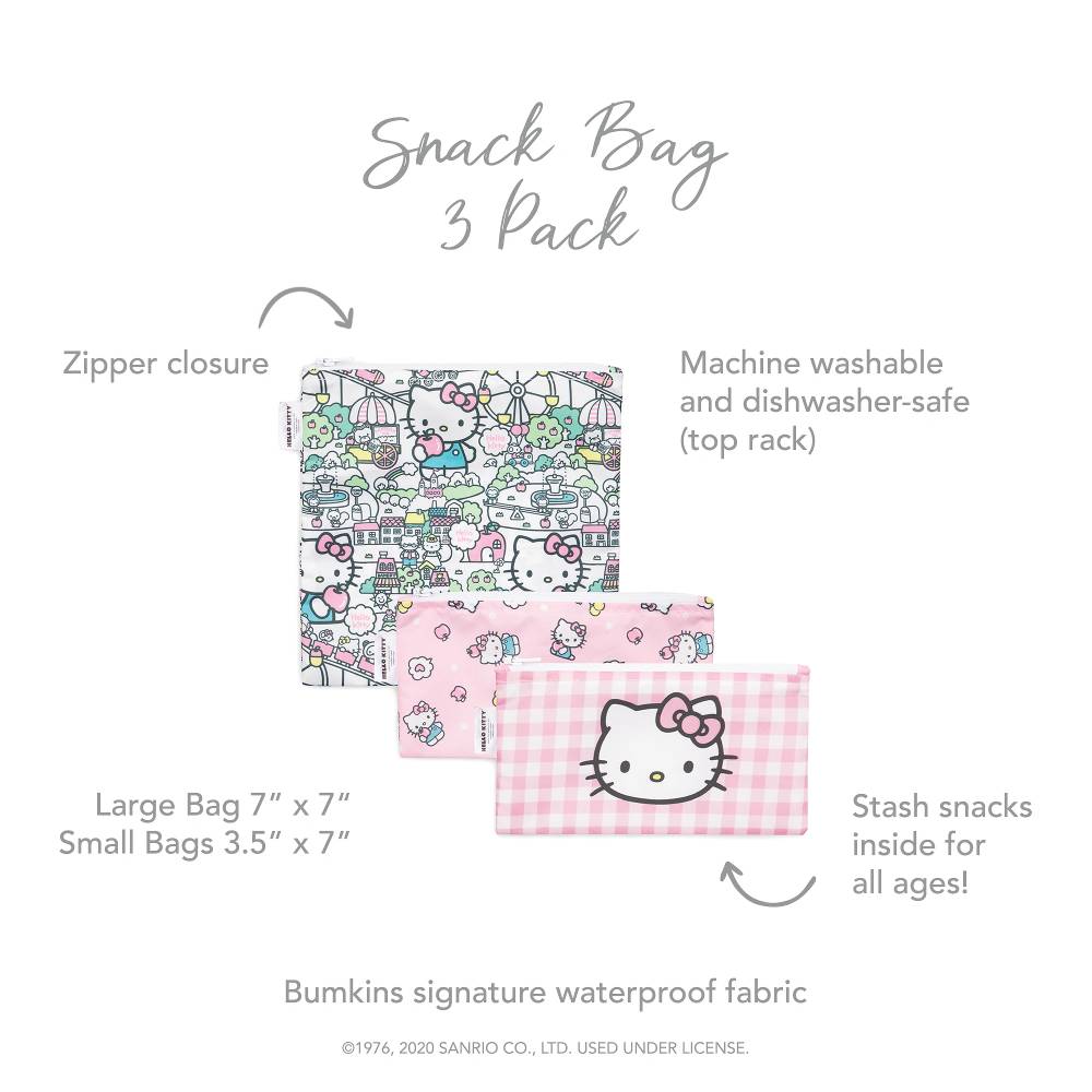 Bumkins | Snack & Sandwich Bags - Hello Kitty