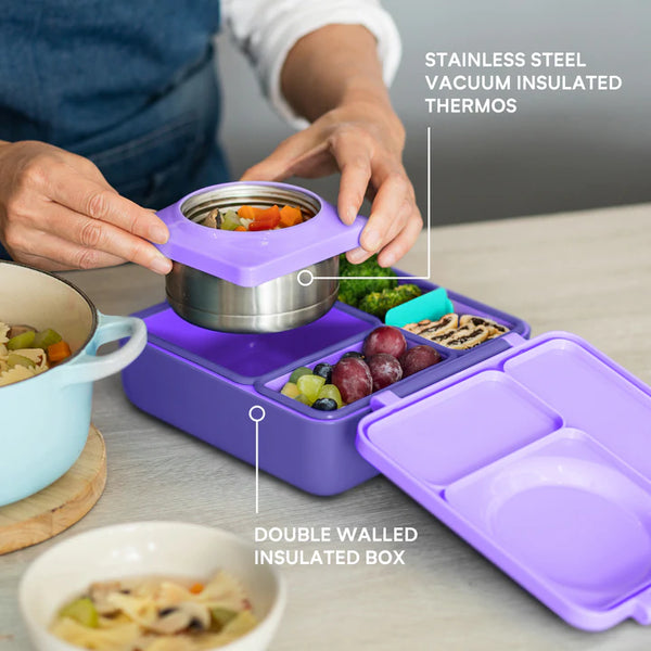 OmieBox Thermal Lunchbox V2 Pack hot AND cold food! THE LUNCHBOX