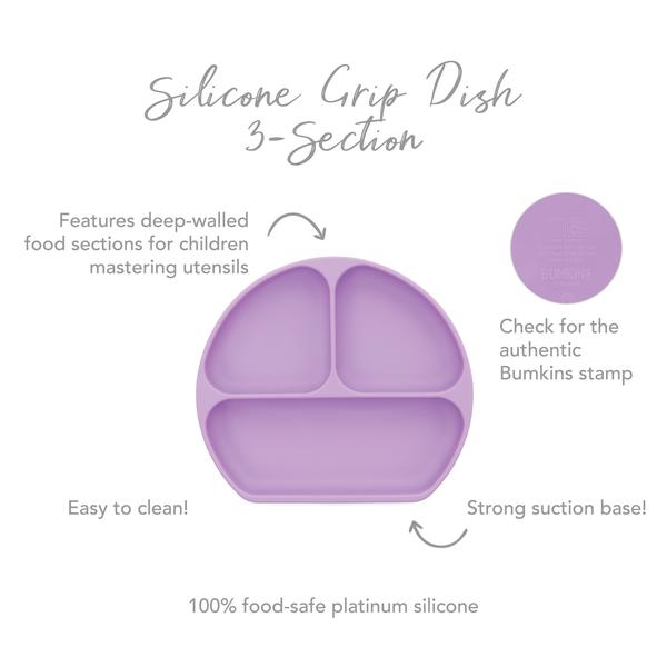 Bumkins | Silicone Grip Dish - Lavender