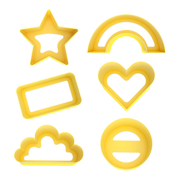 NZ best kids sandiwch cutter cookie cutters lunch punch mini bites star rainbow heart cloud sale discount