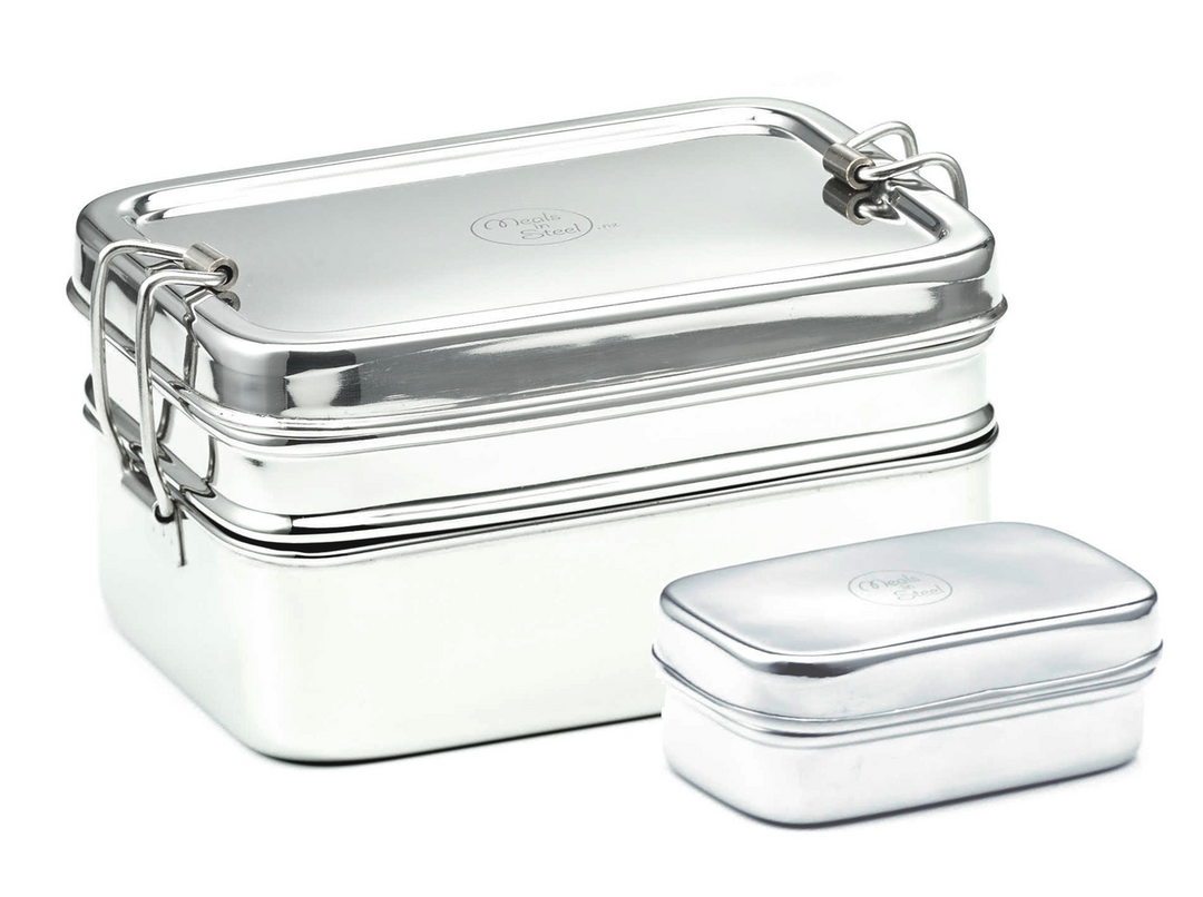 large stainless steel bento lunchbox NZ best