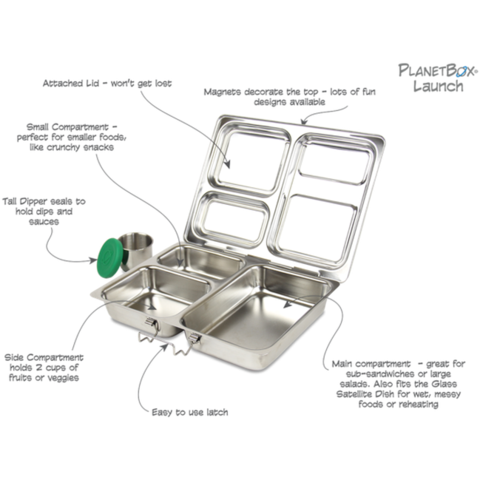 NZ PlanetBox Rover Launch lunchbox best stainless steel kids adults lunch box NZ sale cheap second hand discount code lunchbox queen bento ninja nestling