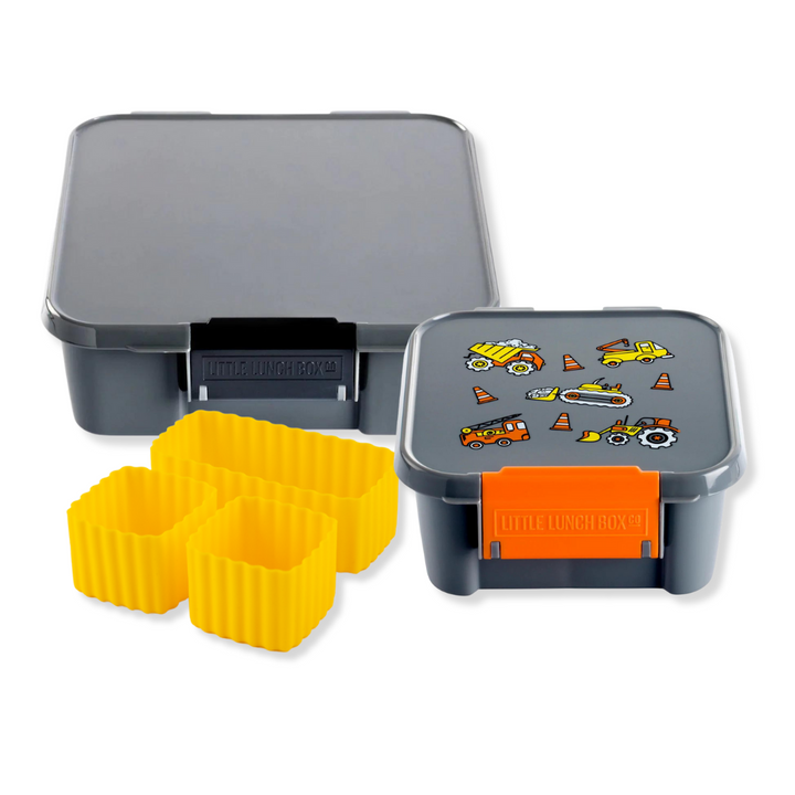 Little Lunchbox Co. | Lunchtime Bundle - Grey Construction
