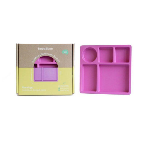 Bobo&Boo | Bento Plate - Flamingo Pink