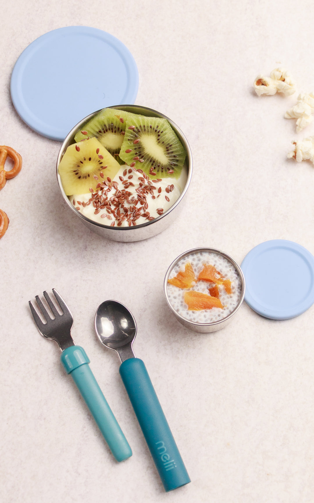 Nestling | Stainless Steel Lunchbox Dipper Sets