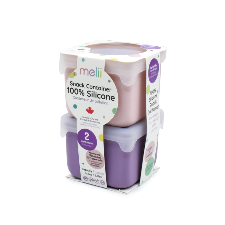 Melii | Silicone Snack Container (2 pack)
