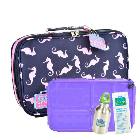 Go Green | Value Bundle Purple Lunchbox - assorted designs
