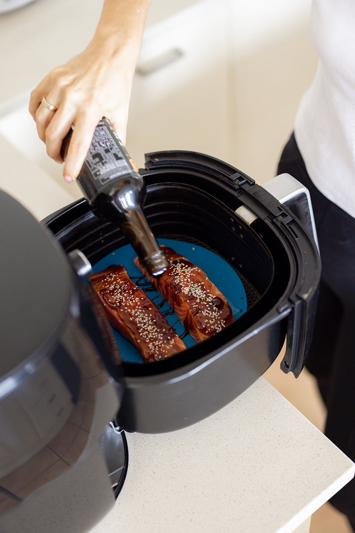 Krumbsco | Reusable Air Fryer Baking Mats - Round