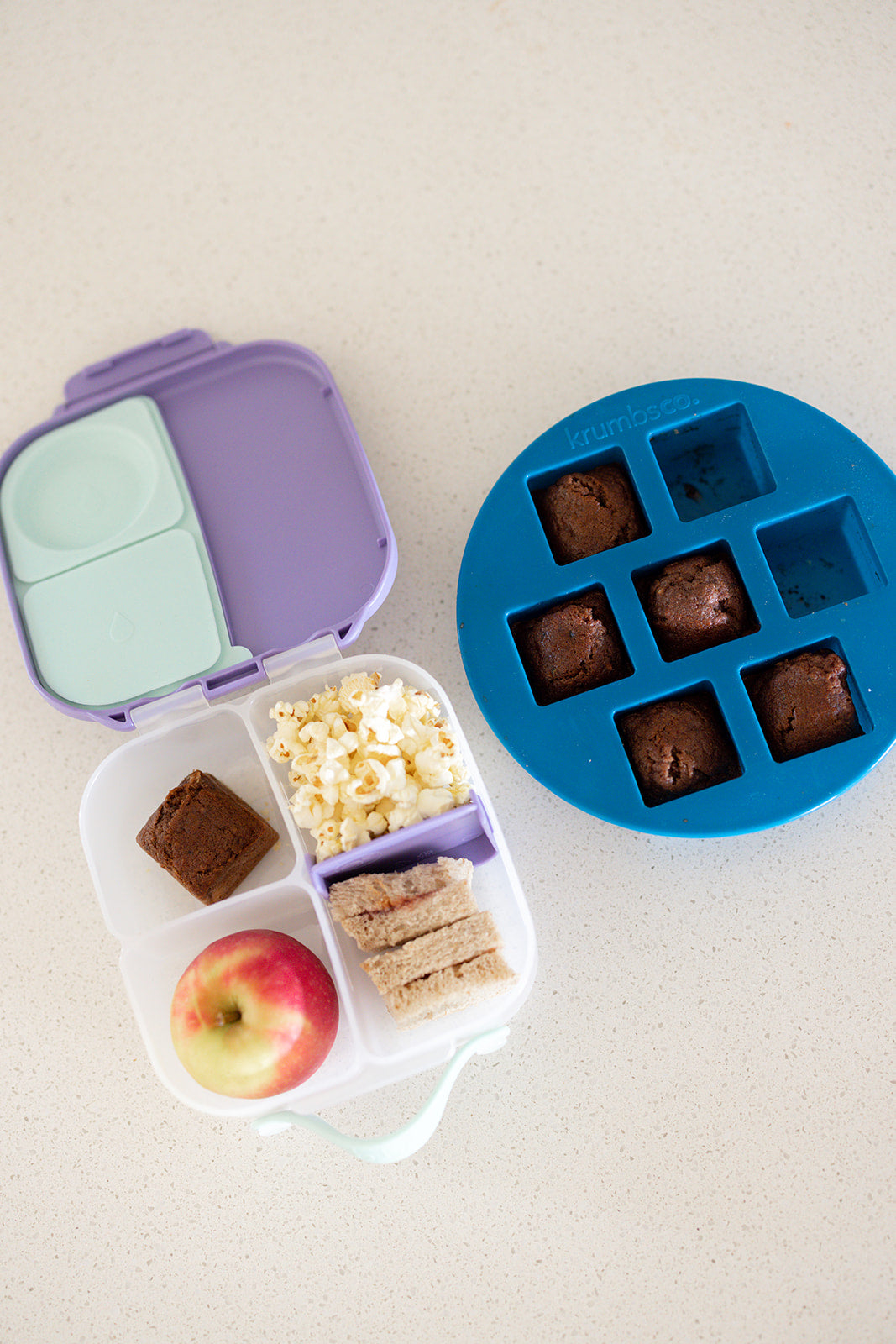 Krumbsco | Lunchbox Bites - Round - Brownie