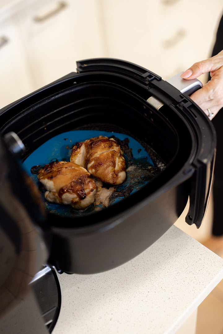 Krumbsco | Reusable Air Fryer Baking Mats - Round