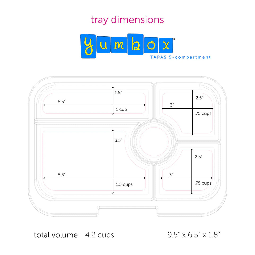 Yumbox | Tapas 5 Compartments