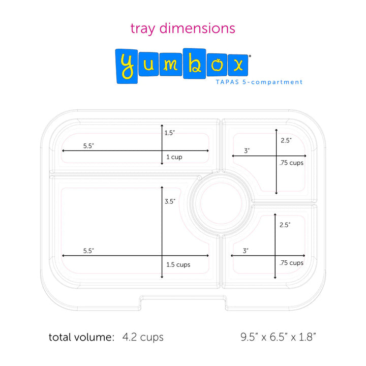 Yumbox | Tapas 5 Compartments