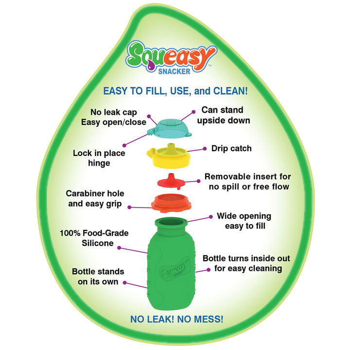 Squeasy Snacker | Medium 180ml