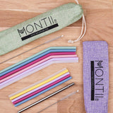 Montii | Silicone Straws - Mellow