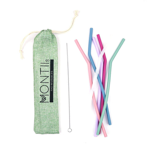 Montii | Silicone Straws - Mellow