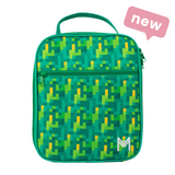 Montii | Large Insulated Lunch Bag - Green, Blue & Grey Designs
