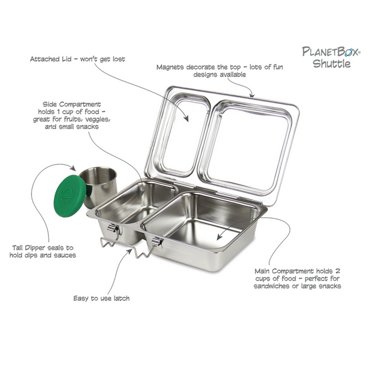 NZ PlanetBox Rover Launch lunchbox best stainless steel kids adults lunch box NZ sale cheap second hand discount code lunchbox queen bento ninja nestling