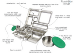 NZ PlanetBox Rover Launch lunchbox best stainless steel kids adults lunch box NZ sale cheap second hand discount code lunchbox queen bento ninja nestling