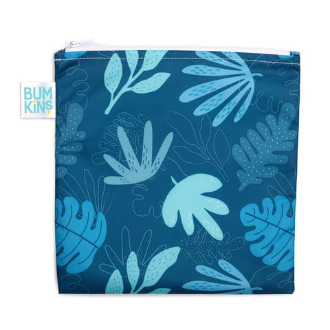 Bumkins | Large Snack Bag - Blue Tropic