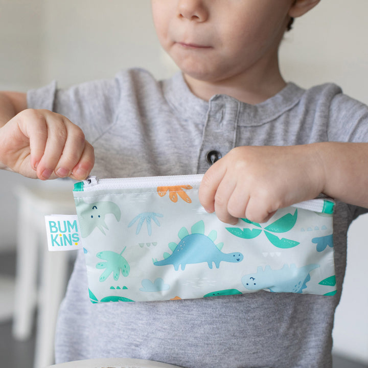 Bumkins | Snack Bags - Blue Tropic Dino