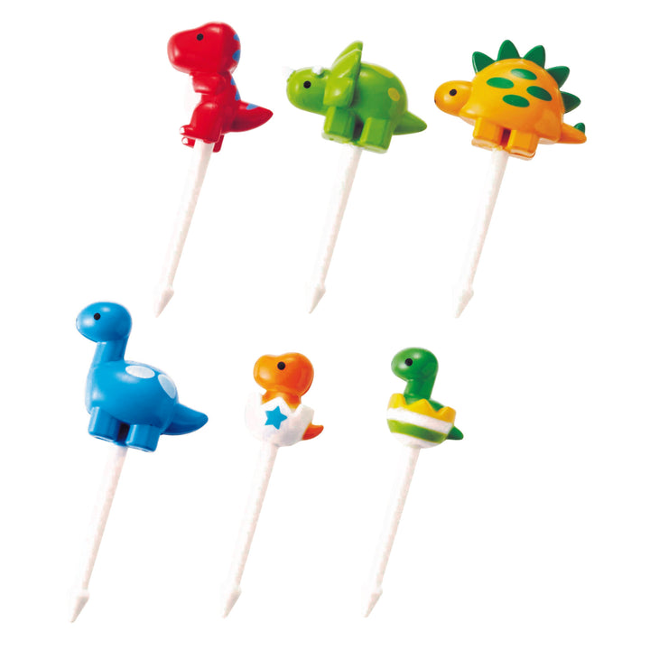 NZ dino dinosaur lunchbox food picks sticks skewers NZ best sale ini dinosaur food picks bento lunchbox sale