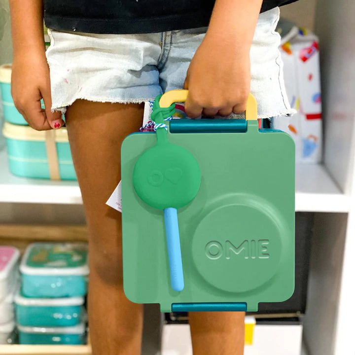 NZ best kids reusable cutlery Omiebox utensils fork spoon pod sale discount code Omie