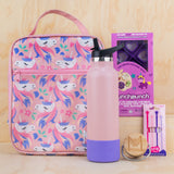 Montii | Large Insulated Lunch Bag - Pink & Purple Designs