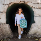 Montii | Large Insulated Lunch Bag - Green, Blue & Grey Designs