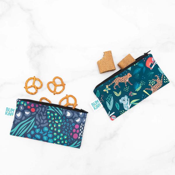 NZ Bumkins kids reusable snack bags jungle best sale discount code