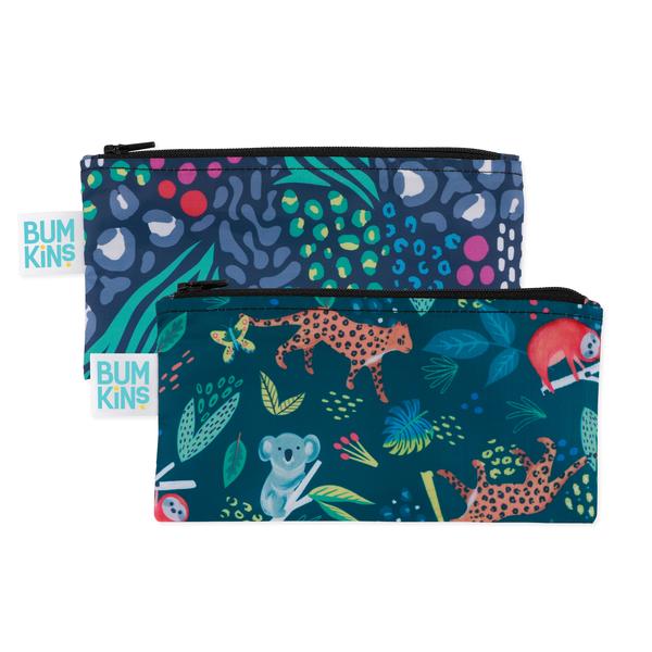 NZ Bumkins kids reusable snack bags jungle best sale discount code
