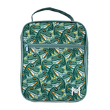 Montii | Large Insulated Lunch Bag - Green, Blue & Grey Designs