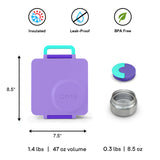 NZ best Omiebox lunchbox thermal lunch box thermos hot food cold insulated bento box sale kids omie discount code lunchbox queen sale cheap V2 Omiebox