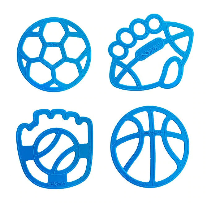 NZ best kids sandwich cookie cutter cutters sport sports rugby ball football soccer baseball softball cricket lunch punch sale discount code lunchbox queen NZ